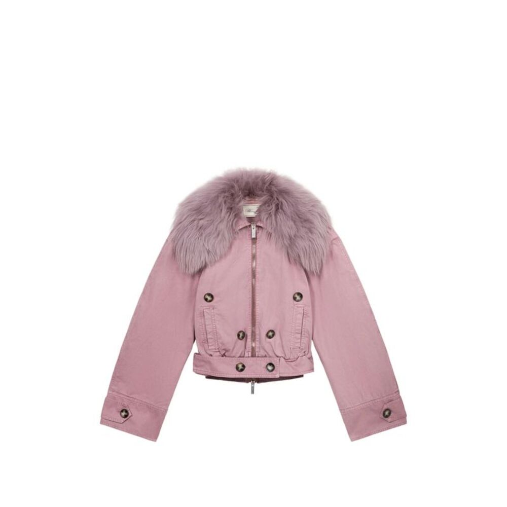 Blumarine Pink Jackets - Military Jackets Women